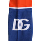 Men Multicolor Cotton Mid Calf Accessory Socks
