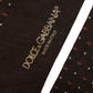 Burgundy Polka Dot Over The Calf Accessory Socks