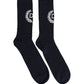 Men Navy Blue DG Logo Mid Calf Accessory Socks