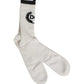White Cotton DG Logo Mid Calf Accessory Socks