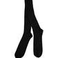 Black DG Logo Print Over The Calf Accessory Socks