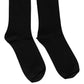 Men Black Viscose Mid Calf Accessory Socks
