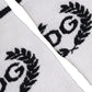 White Cotton DG Logo Mid Calf Accessory Socks