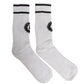 White Cotton DG Logo Mid Calf Accessory Socks
