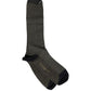 Dark Gray Cotton Knit Knee High Accessory Socks