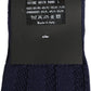 Navy Blue Wool Crest Logo Knee High Accessory Socks