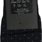Men Black Cotton Polka Dot Over The Calf Socks