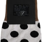 White Polka Dot Over The Calf Accessory Socks