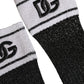 Black Viscose DG Logo Knee High Accessory Socks