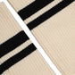 Cream Wool Thigh High Leg Warmer Accessory Socks