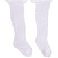 .White Nylon Logo Calf Long Women Accessory Socks