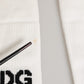 Men White Cotton Over The Calf Accessory Socks