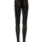 Black Polka Dot Fishnet Pantyhose Stockings Socks