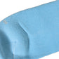 Light Blue Cotton Ribbed Mid Calf Accessory Socks