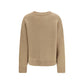 Beige Alpaca Vicugna Pacos Cardigan