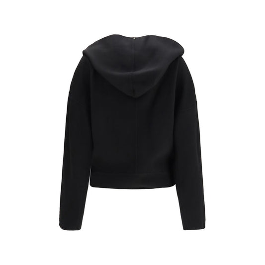 Black Wool Oves Aries Full-Length Jacket