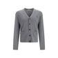 Gray Cotton Cardigan