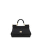 Black Calf Leather Bos Taurus Handbag