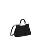 Black Calf Leather Bos Taurus Handbag