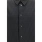 Black Polyester Pattern Shirt