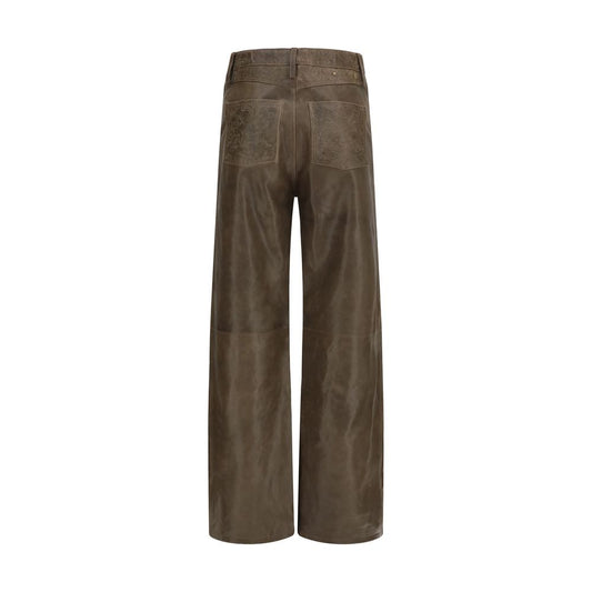 Brown Leather Pants