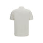 White Cotton Polo Shirt