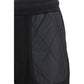Black Cotton Athletic Pants