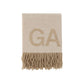 White Wool Oves Aries Foulard