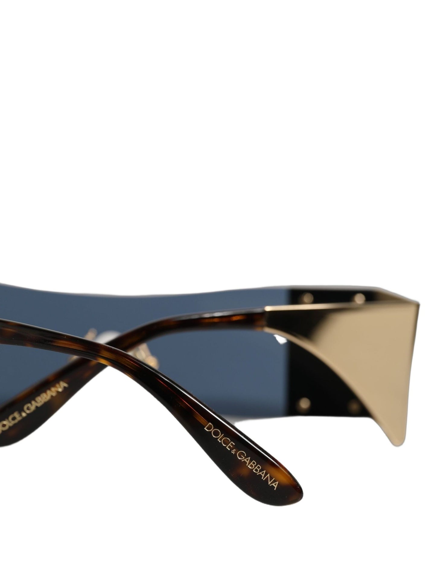Gold Metal DG2263 Rectangle Snakeskin Frame Sunglasses