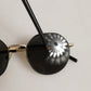 Gold Toned Metal Frame DG2286 Round Eyewear Sunglasses