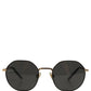 Gold Toned Metal Frame DG2286 Round Eyewear Sunglasses