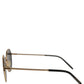 Gold Toned Metal Frame DG2286 Round Eyewear Sunglasses