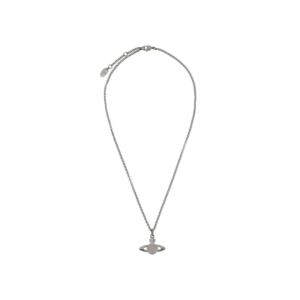 Gray Brass Necklace