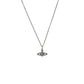 Gray Brass Necklace