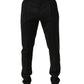 Black Wool Stretch Formal Dress Trouser