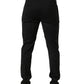 Black Wool Stretch Formal Dress Trouser