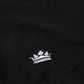 Black Crown Short Sleeved Henley Men T-shirt