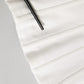 White Cotton Blend Corset Style Blouse Top