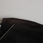 Black Cotton Short Sleeve Bustier T-shirt Top