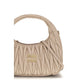 Beige Calf Leather Bos Taurus Shoulder Bag