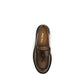 Brown Calf Leather Bos Taurus Platform Loafers