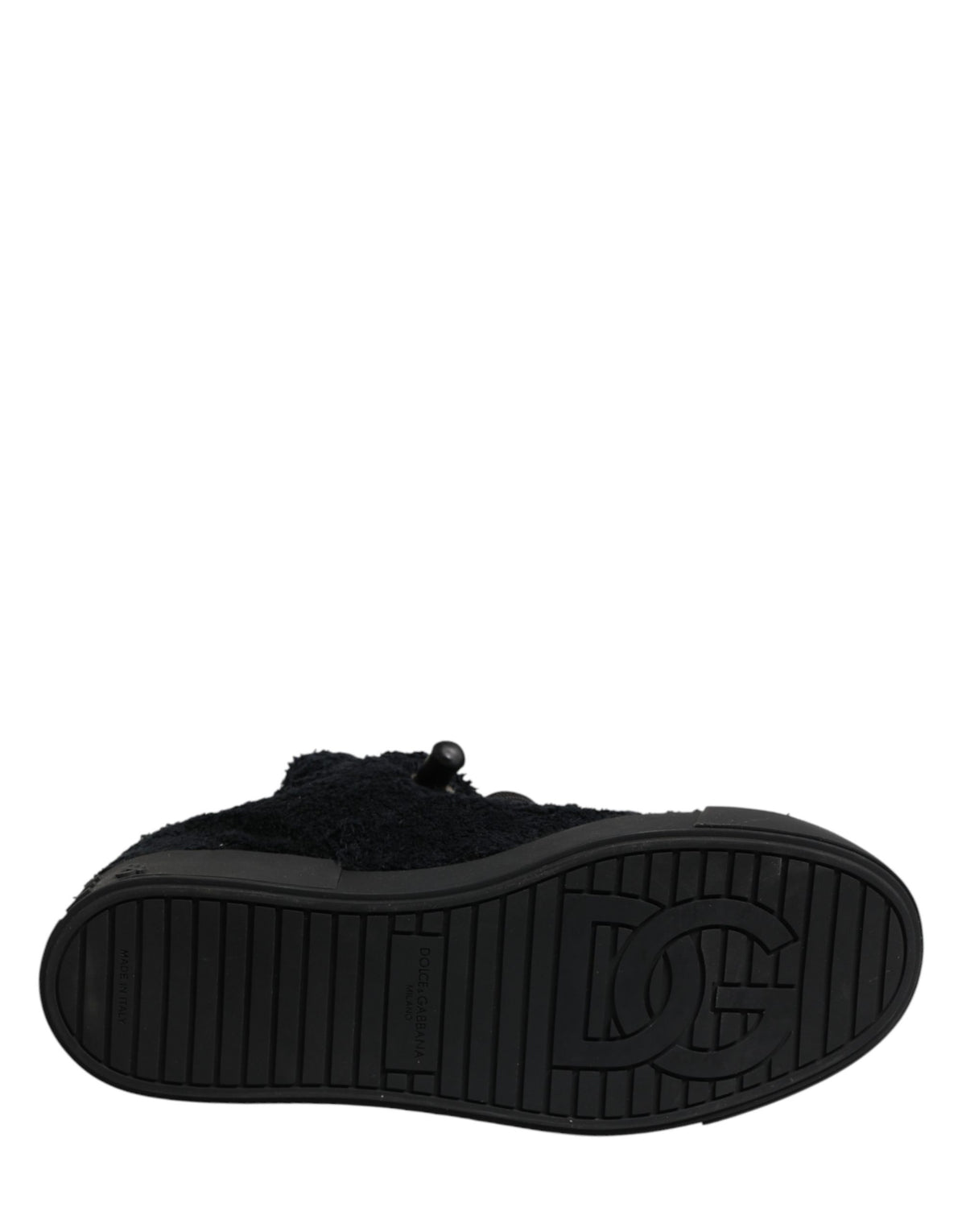 Black Portofino Lace-Up Sneakers Shoes