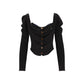 Black Silk Cardigan