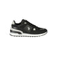 Black Polyurethane Men's Sneaker