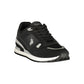 Black Polyurethane Men's Sneaker
