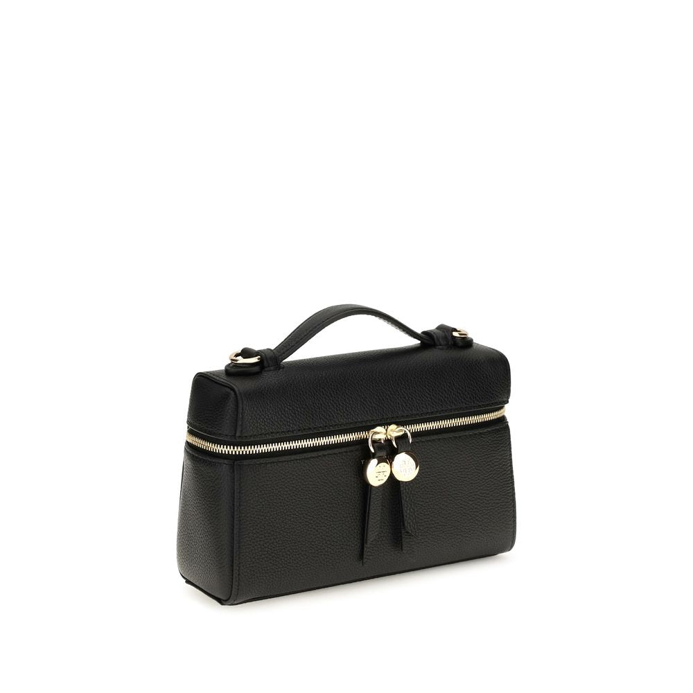 Black Calf Leather Bos Taurus Handbag
