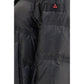 Black Polyester Full-Length Jacket