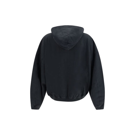 Black Cotton Sweatshirt