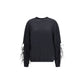 Black Cotton Sweatshirt