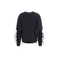 Black Cotton Sweatshirt